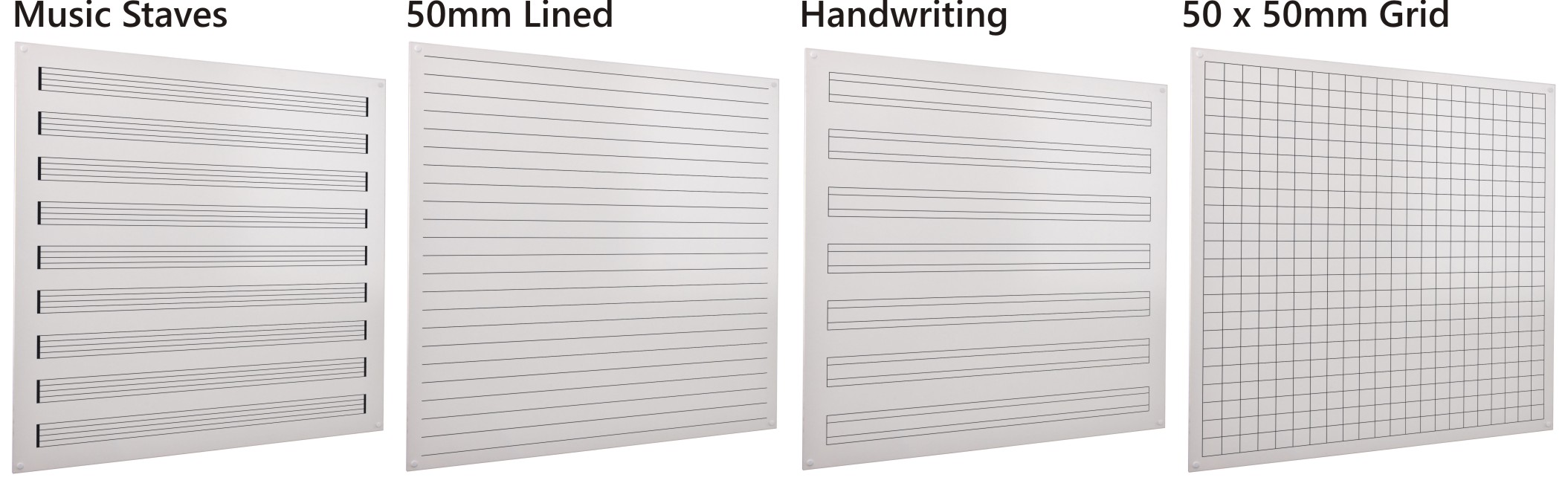 WriteOn Printed Modular Whiteboards
